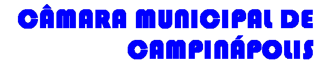 Caixa de texto: CMARA MUNICIPAL DE
CAMPINPOLIS
